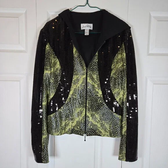 Joseph Ribkoff Short Snake Skin Pattern jacket - Picture 1 of 7